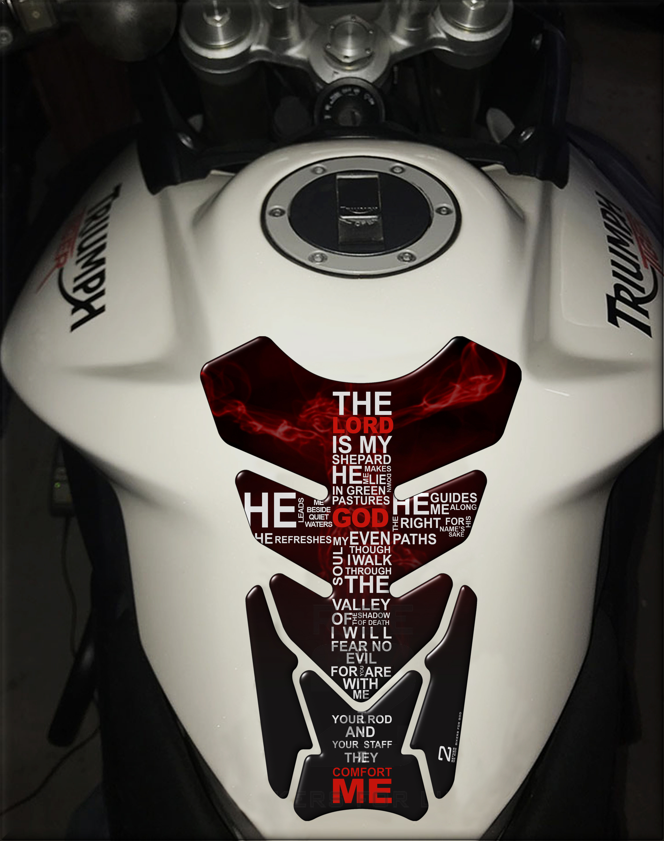 Motorbike Tank Pad