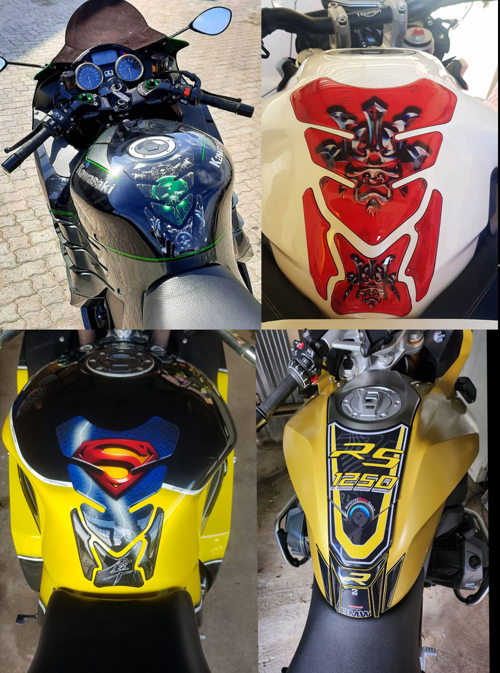 Motor Bike Tank Pads