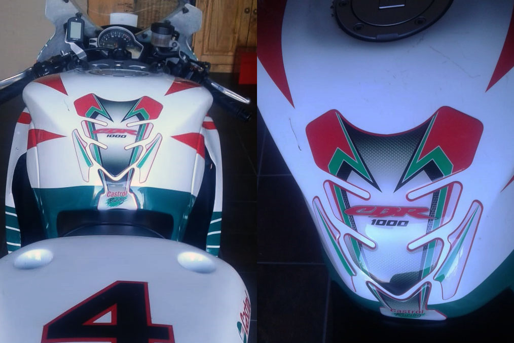 Motor Bike Tank Pads