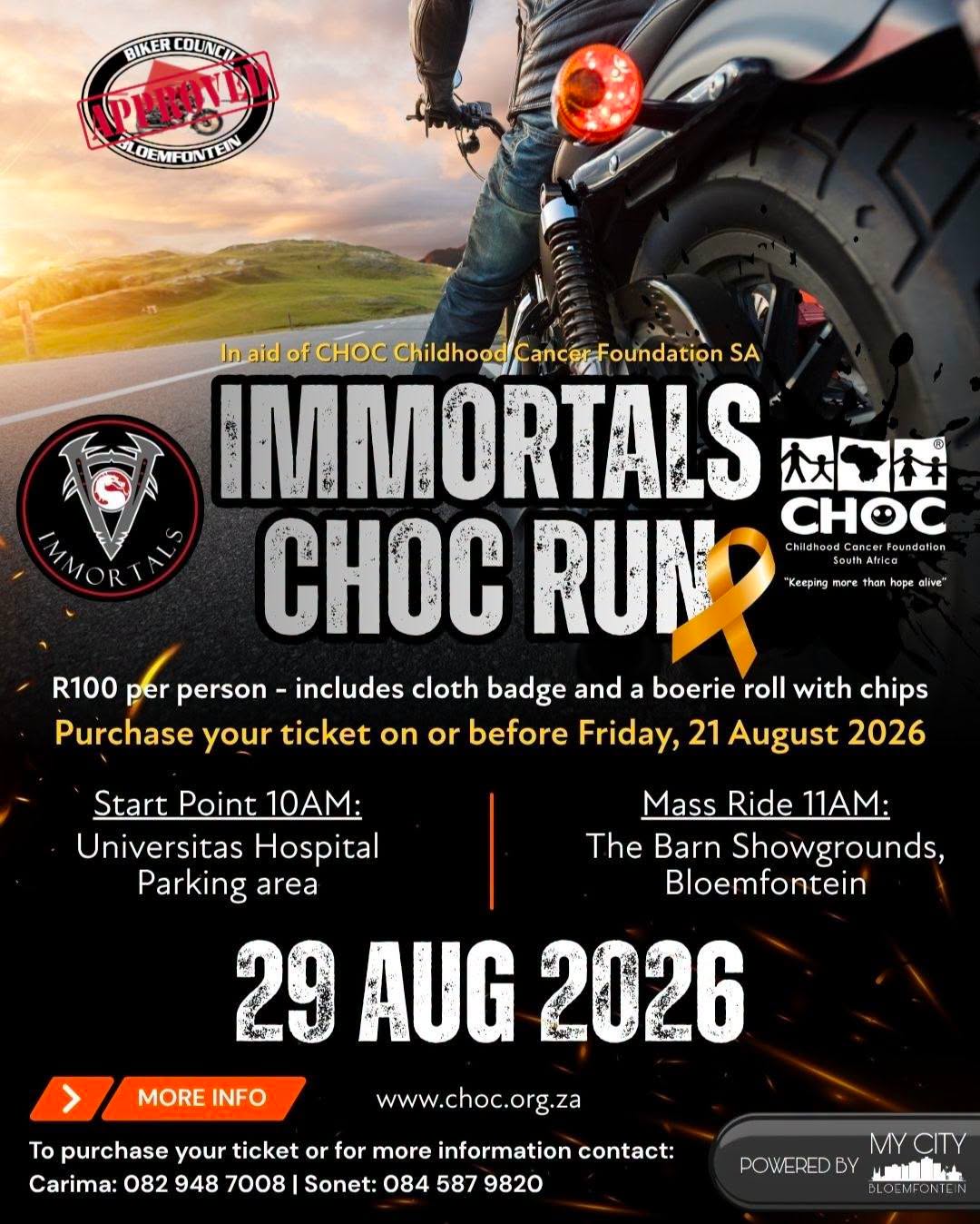 Immortals CHOC Run
