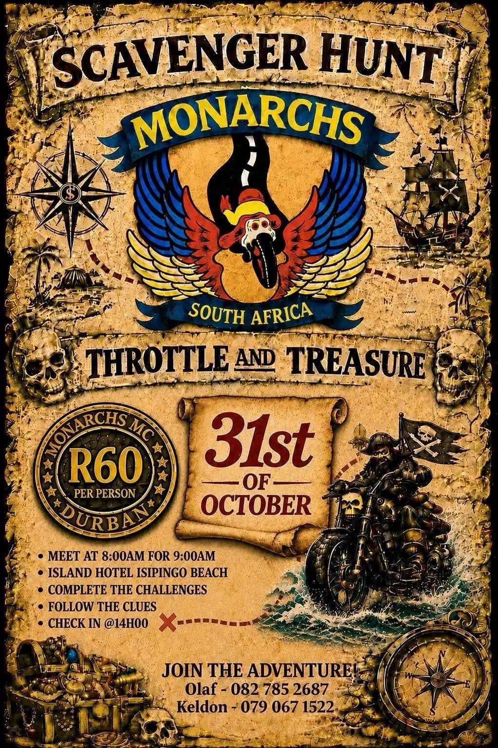 Monarchs Throttle and Treasure