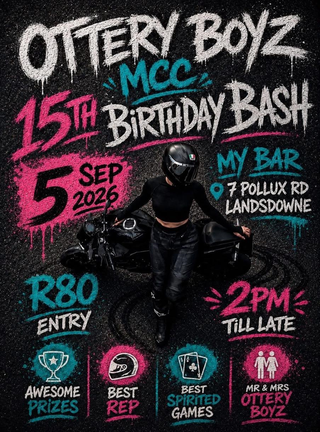Ottery Boyz MCC 15th Birthday Bash
