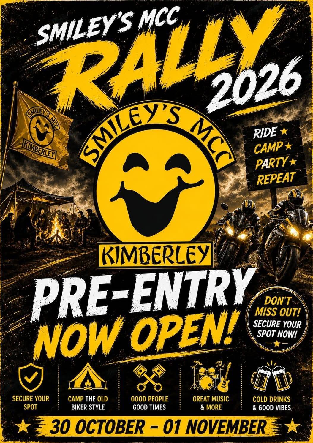 Smileys MCC Rally 2026